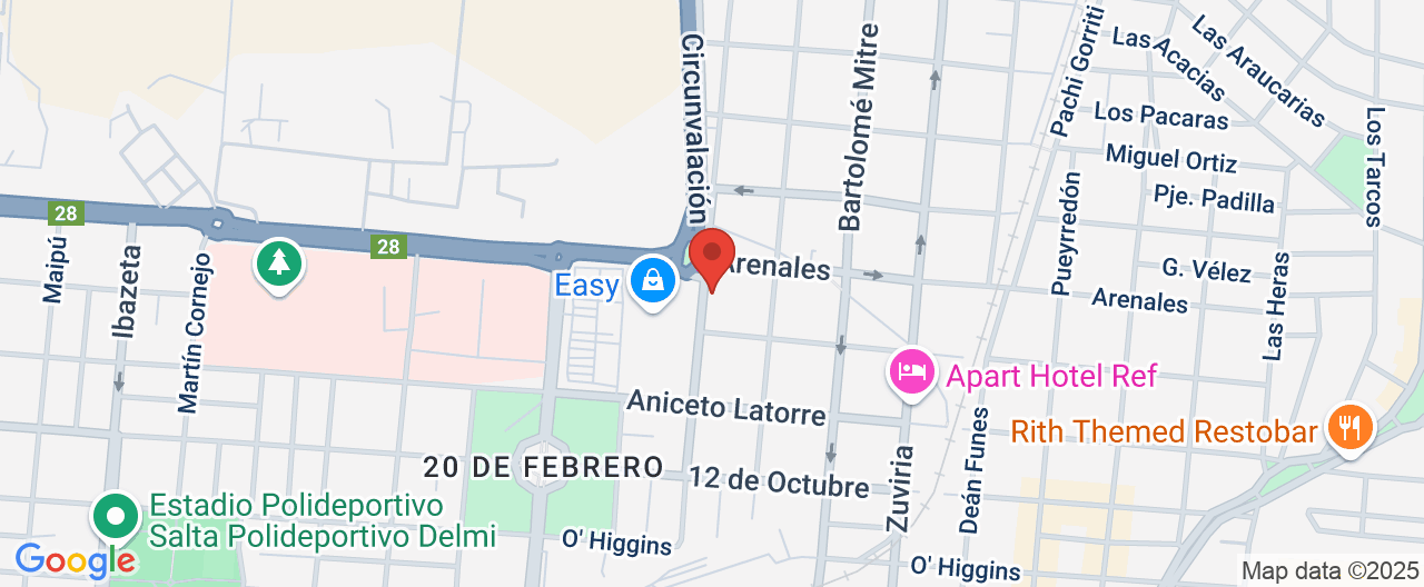 Mapa de la ubicación