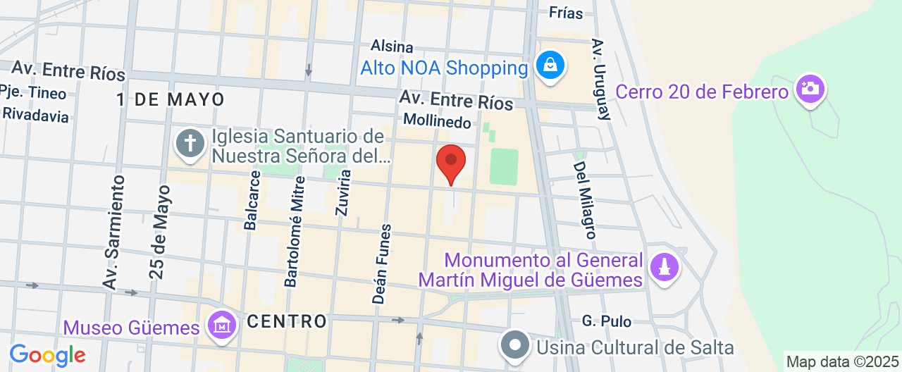 Mapa de la ubicación