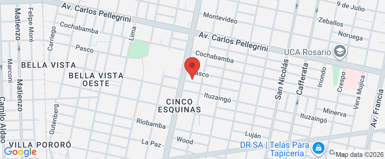 Mapa de la ubicación
