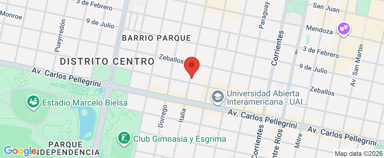 Mapa de la ubicación