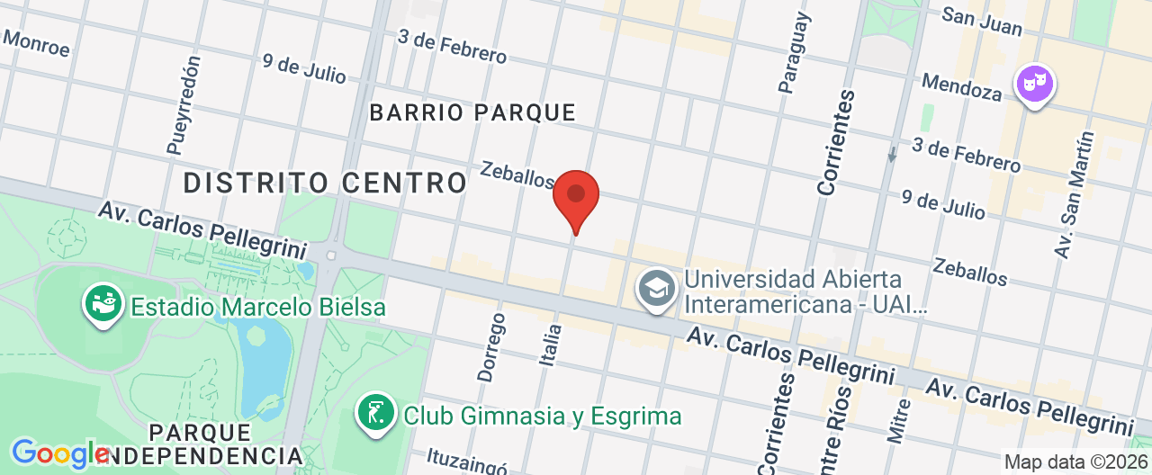 Mapa de la ubicación