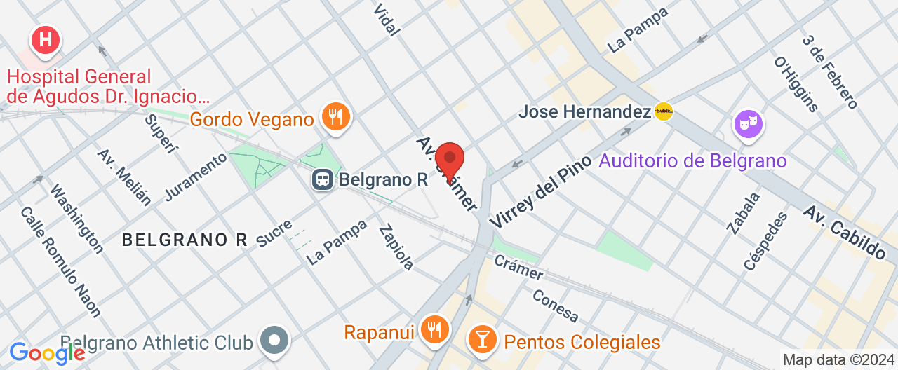 Mapa de la ubicación