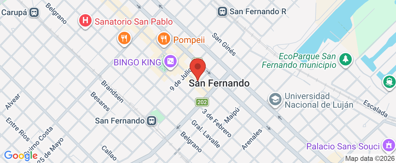 Mapa de la ubicación