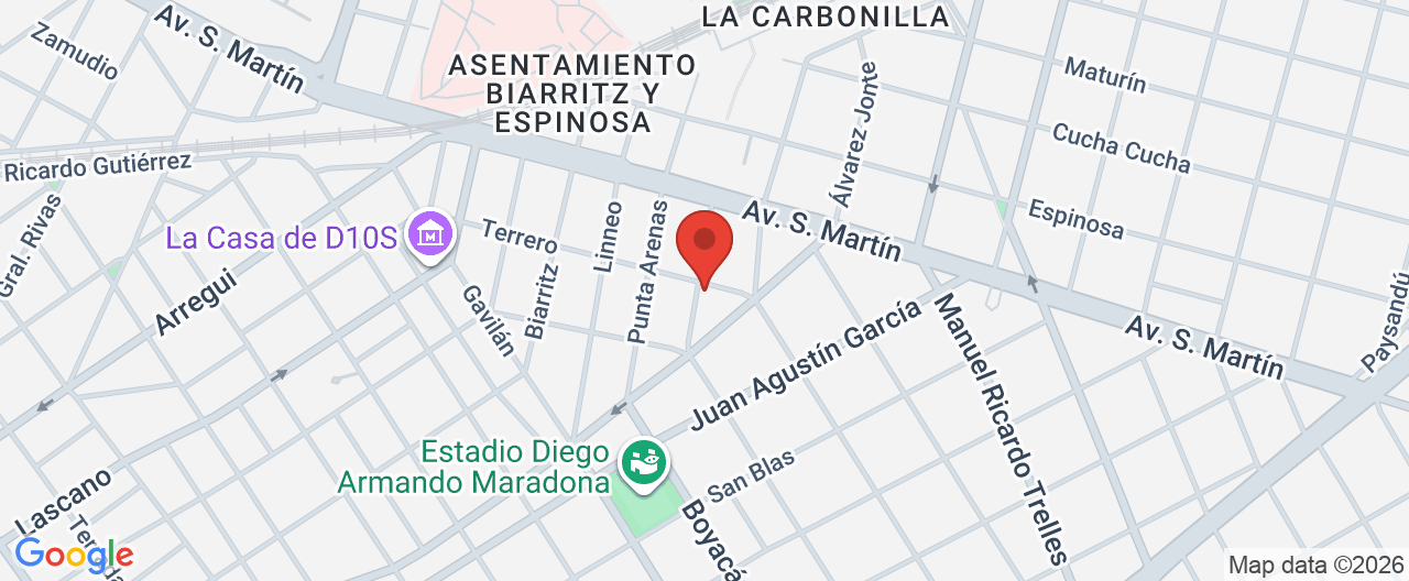 Mapa de la ubicación