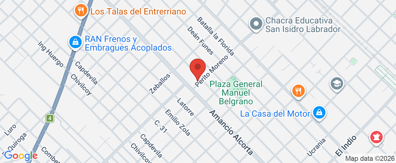 Mapa de la ubicación