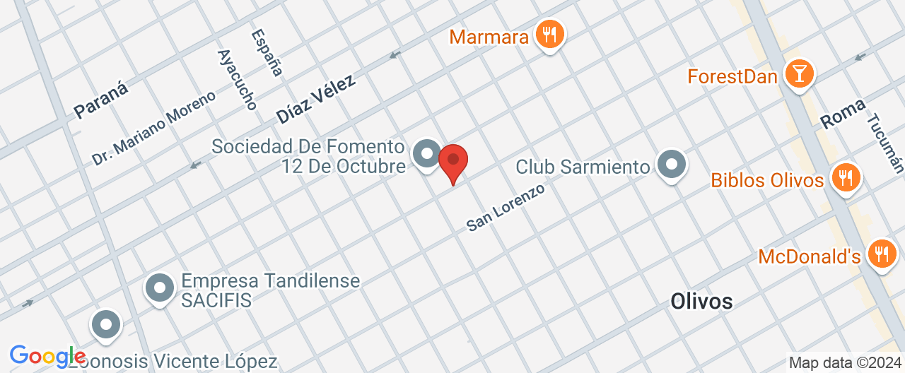 Mapa de la ubicación