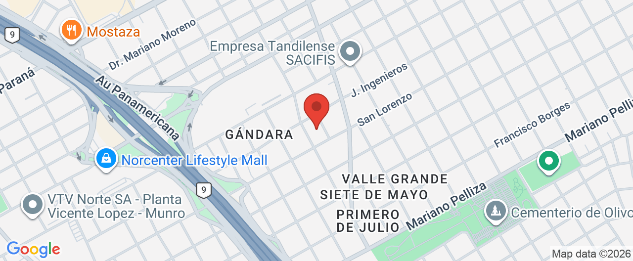 Mapa de la ubicación