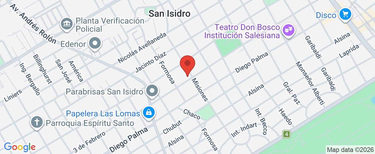 Mapa de la ubicación