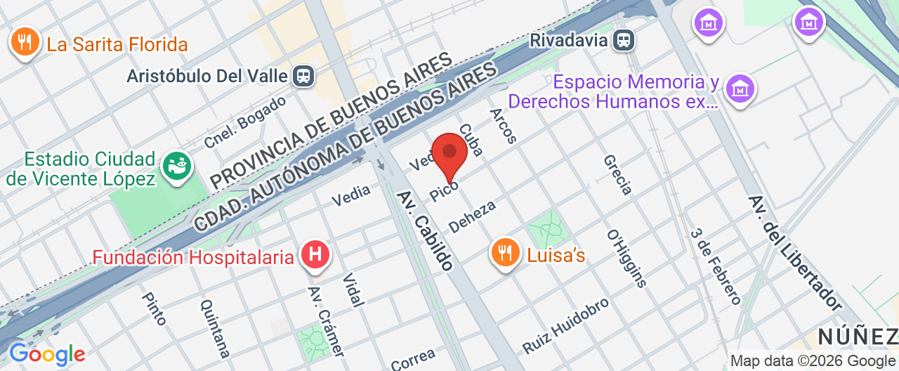 Mapa de la ubicación