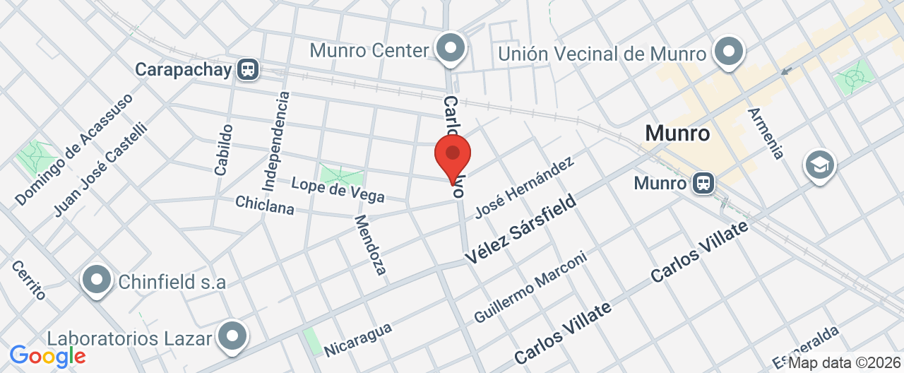 Mapa de la ubicación