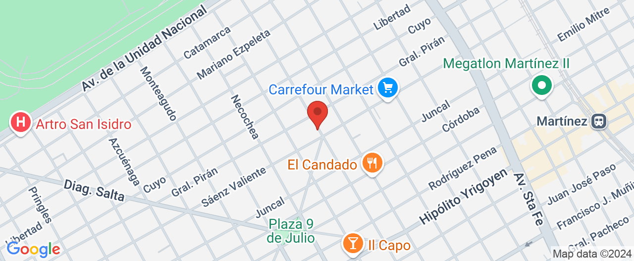 Mapa de la ubicación