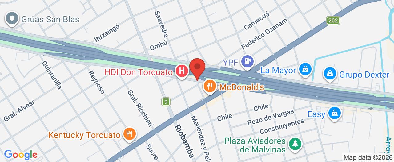 Mapa de la ubicación