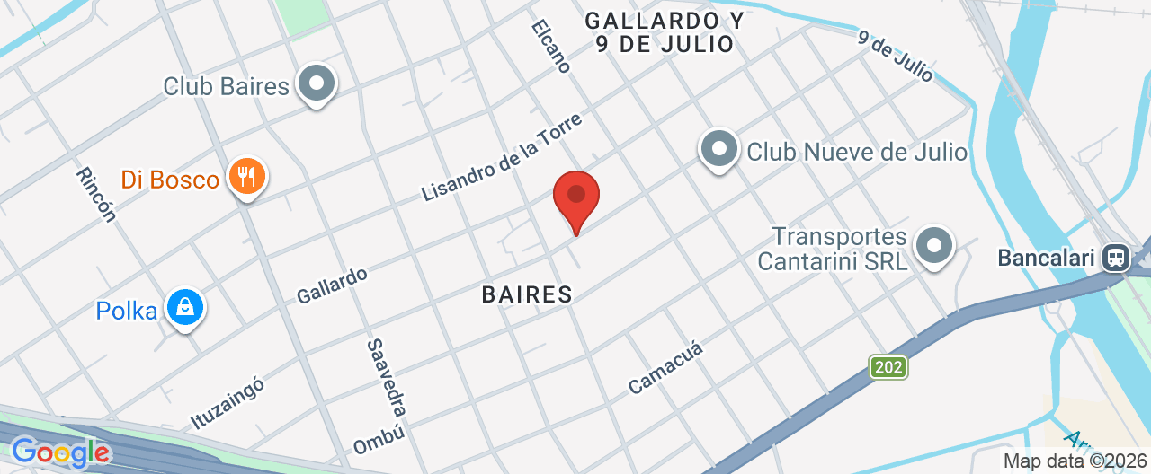Mapa de la ubicación