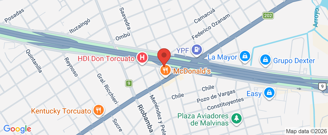 Mapa de la ubicación