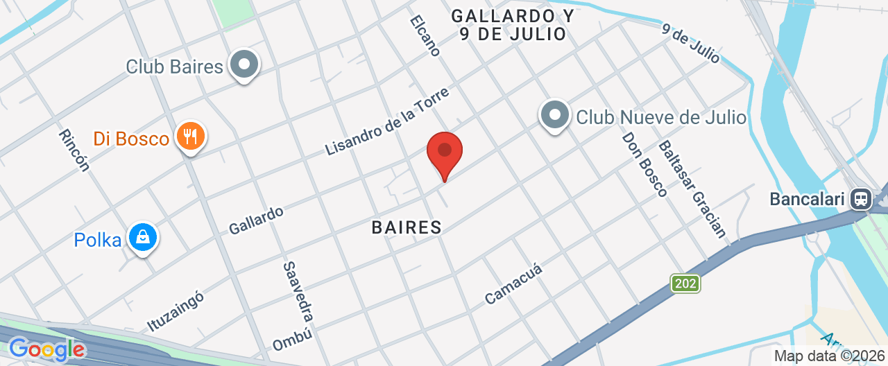 Mapa de la ubicación