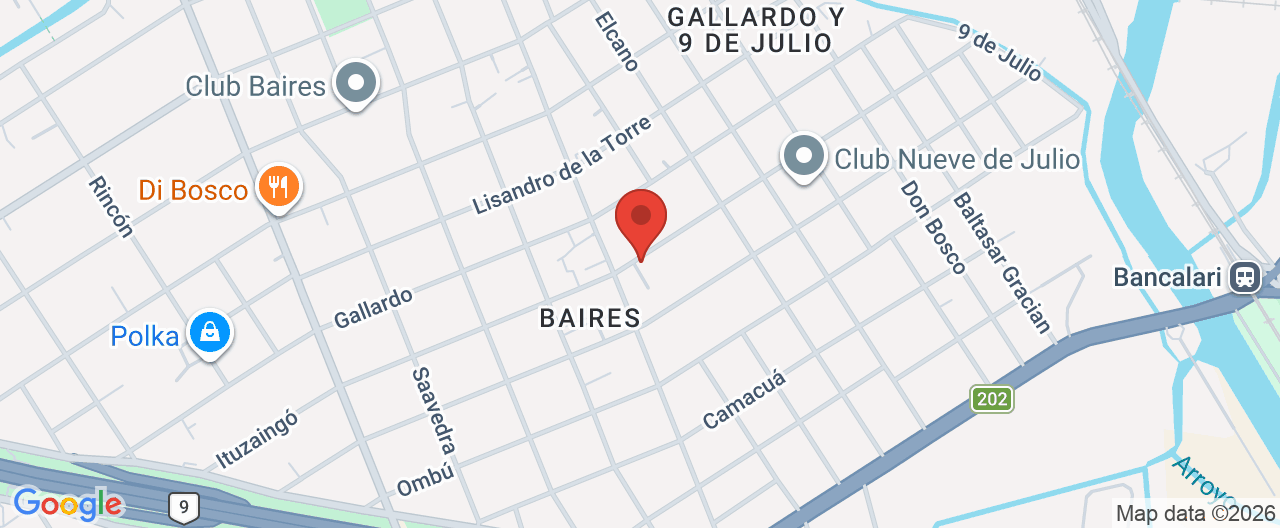 Mapa de la ubicación
