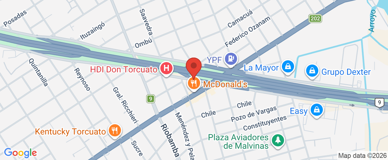 Mapa de la ubicación