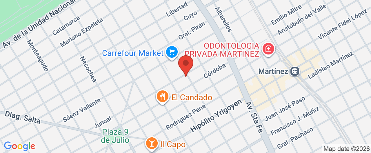 Mapa de la ubicación