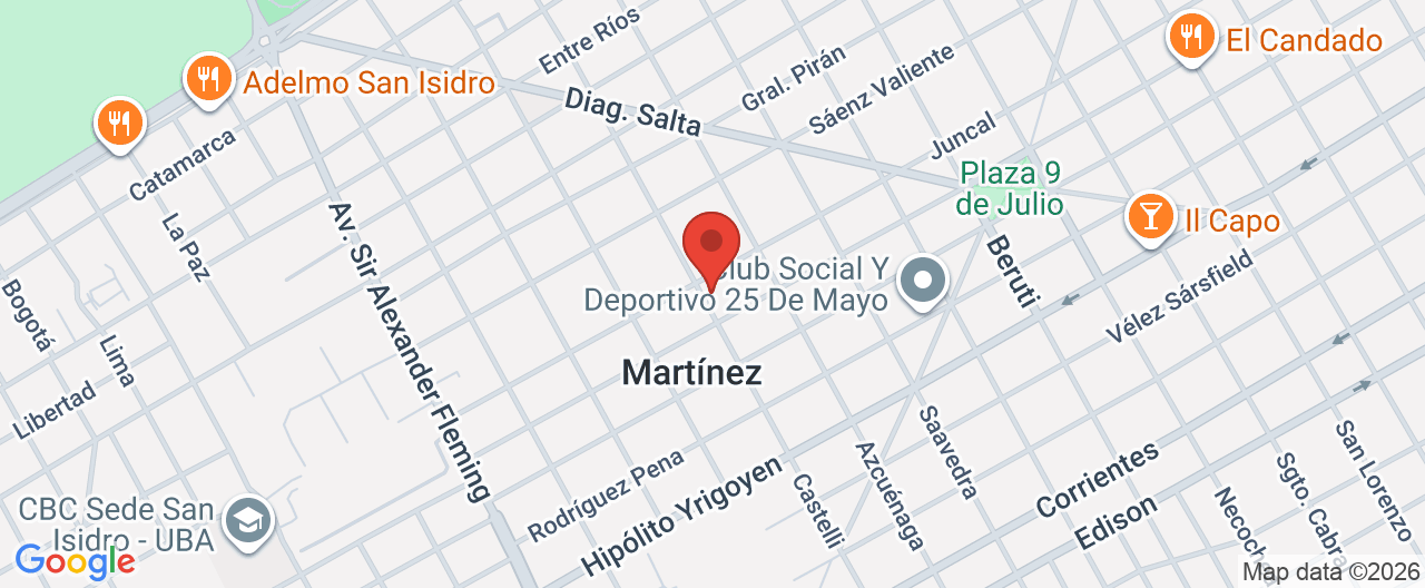 Mapa de la ubicación