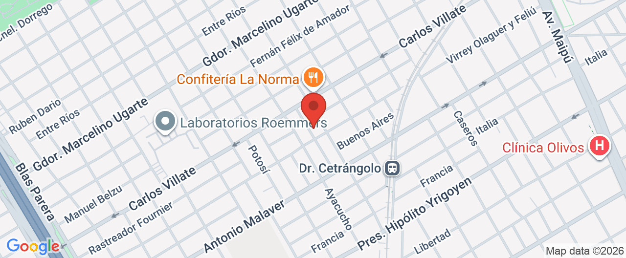 Mapa de la ubicación