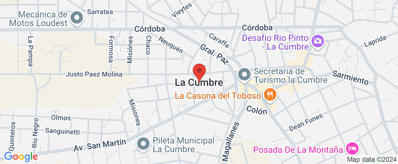 Mapa de la ubicación