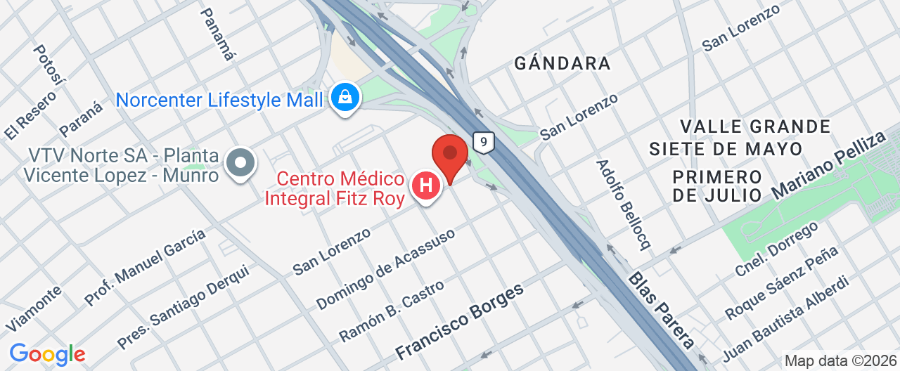 Mapa de la ubicación