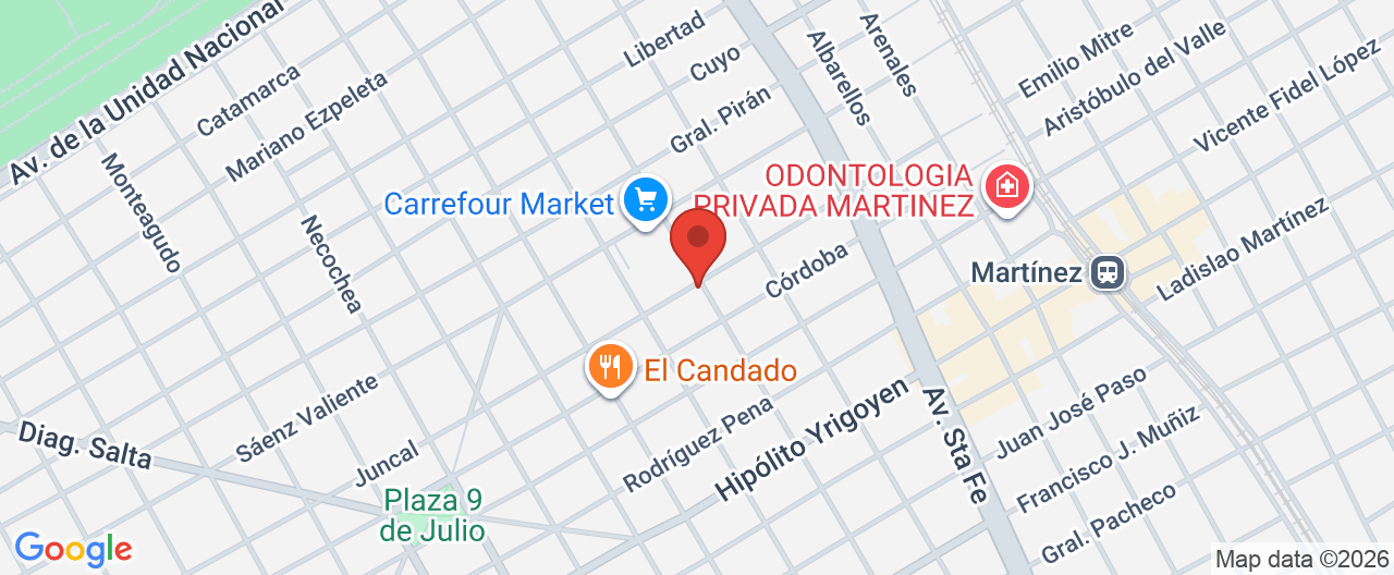 Mapa de la ubicación