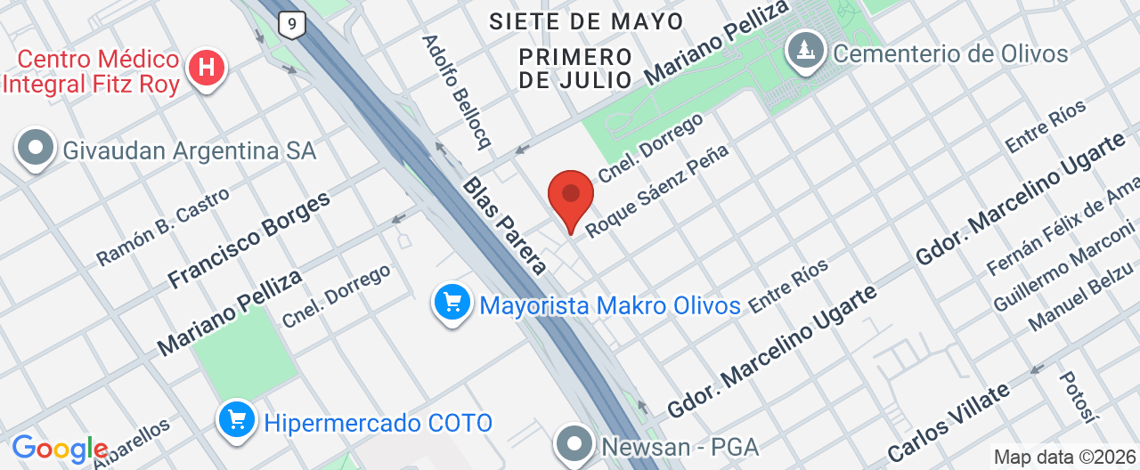 Mapa de la ubicación
