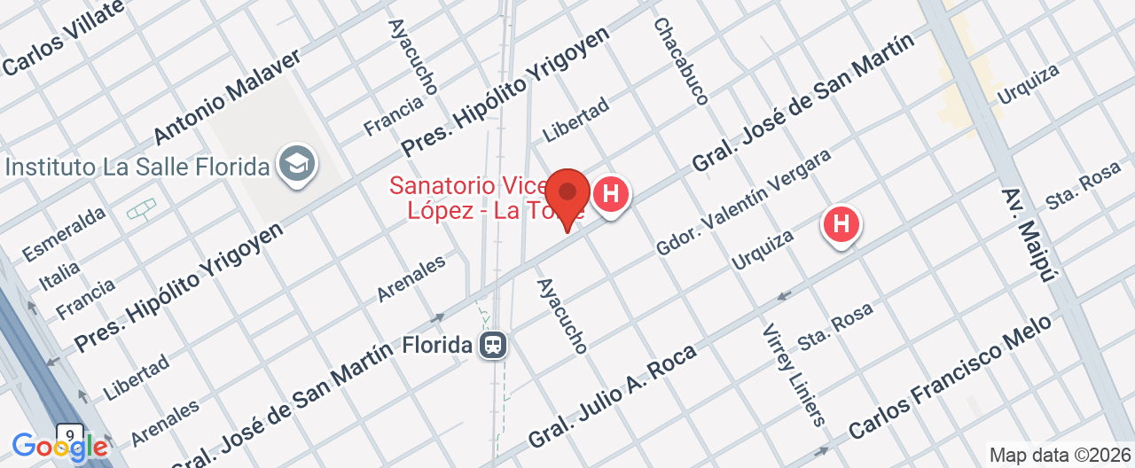 Mapa de la ubicación