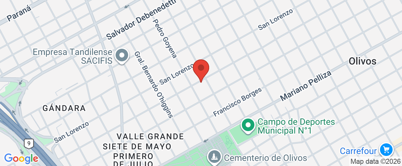 Mapa de la ubicación