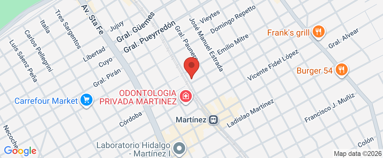 Mapa de la ubicación