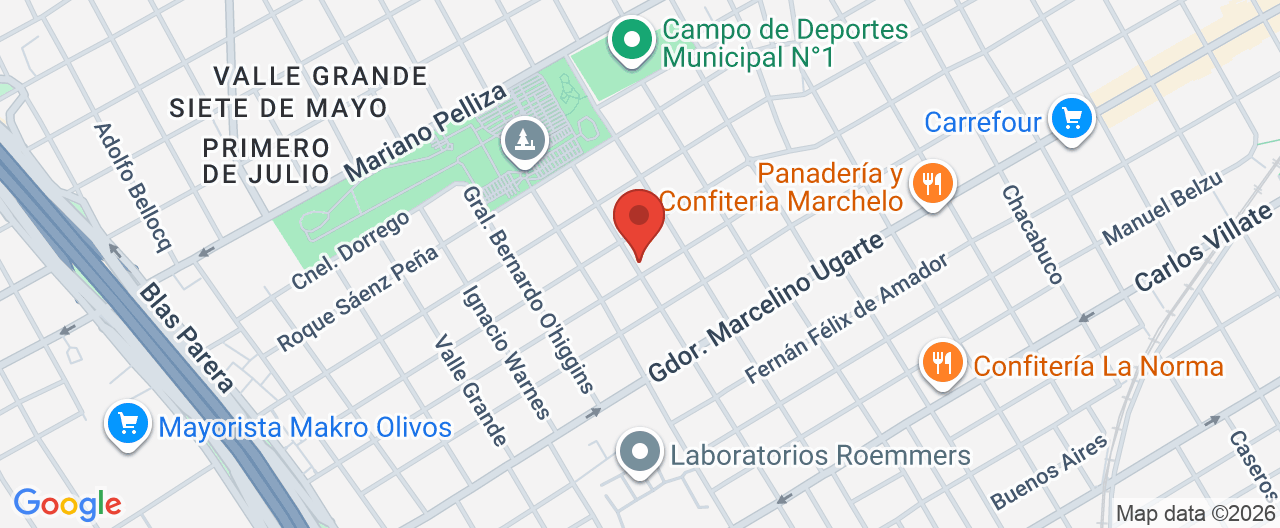 Mapa de la ubicación