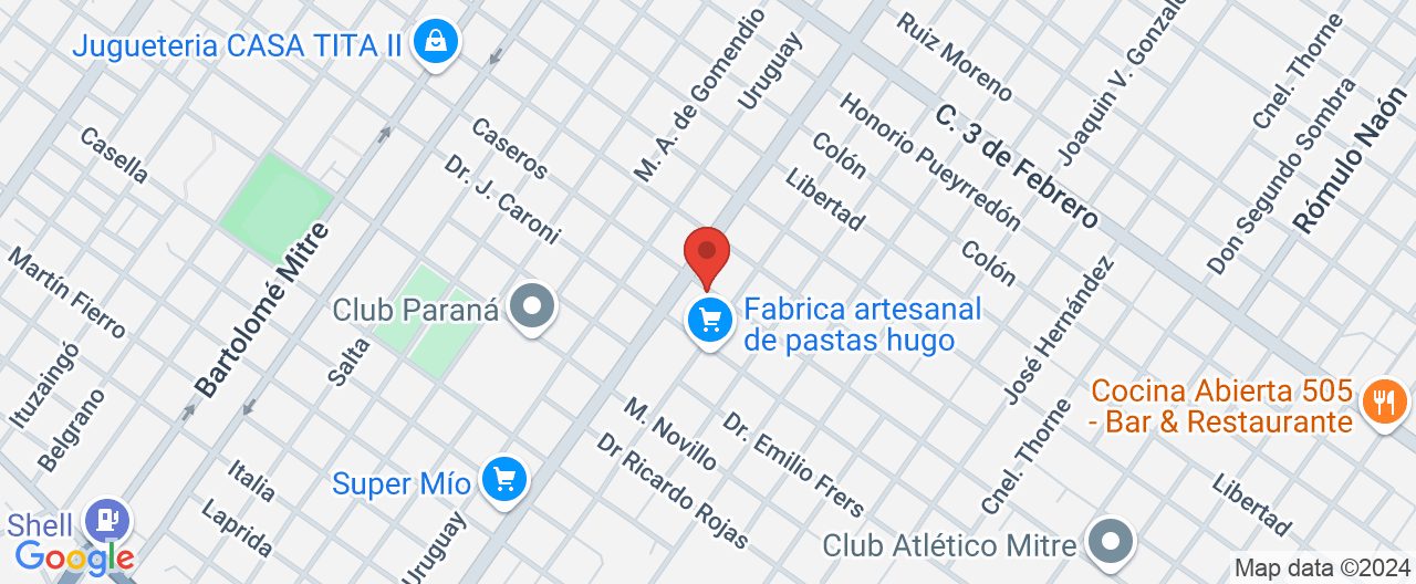 Mapa de la ubicación