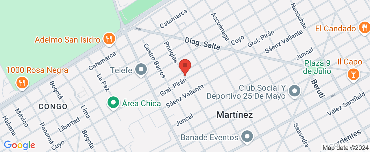Mapa de la ubicación