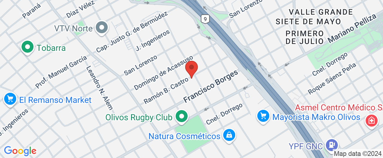 Mapa de la ubicación