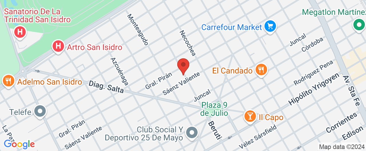 Mapa de la ubicación