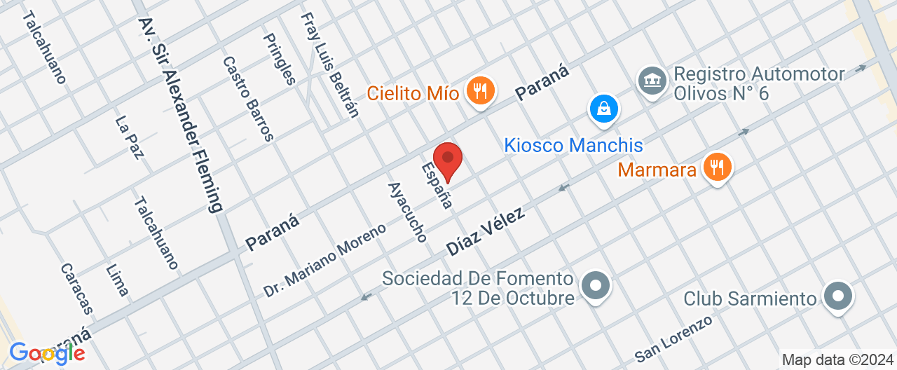 Mapa de la ubicación