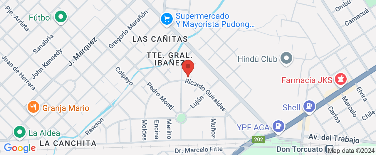 Mapa de la ubicación