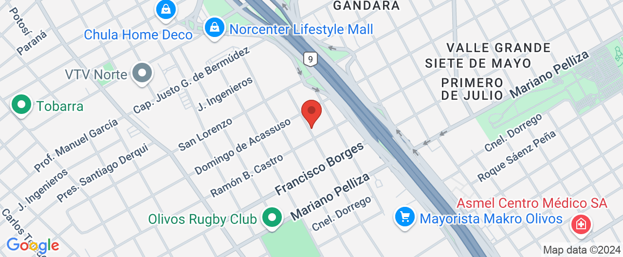 Mapa de la ubicación