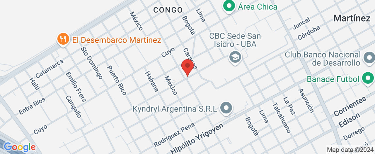 Mapa de la ubicación