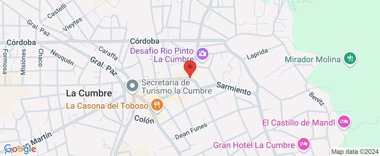 Mapa de la ubicación