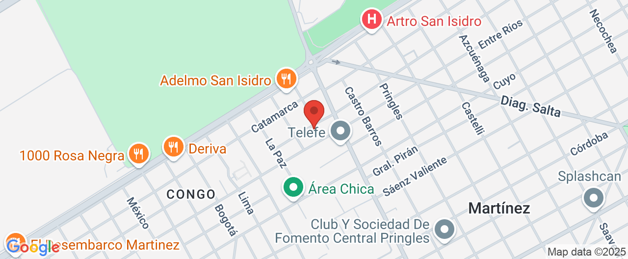 Mapa de la ubicación