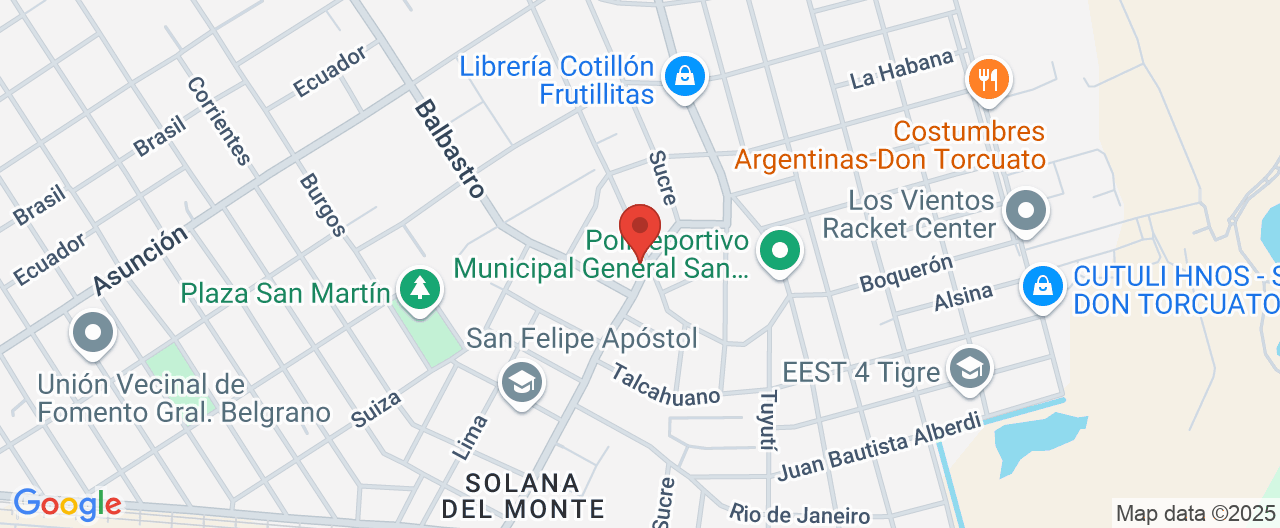 Mapa de la ubicación