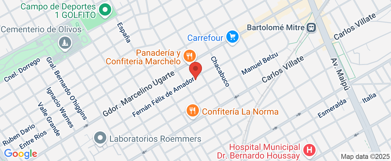 Mapa de la ubicación