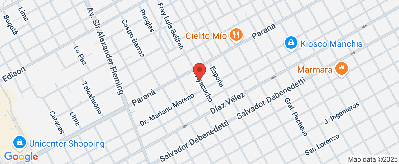 Mapa de la ubicación