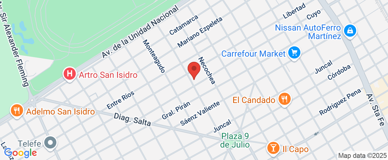 Mapa de la ubicación