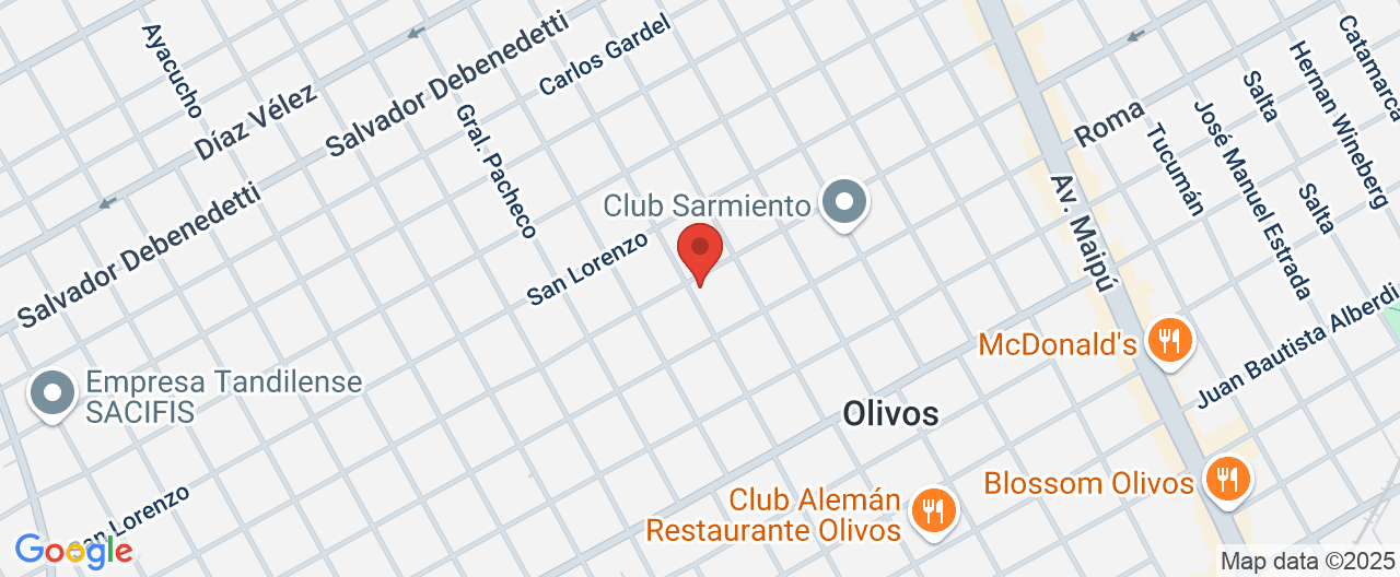 Mapa de la ubicación