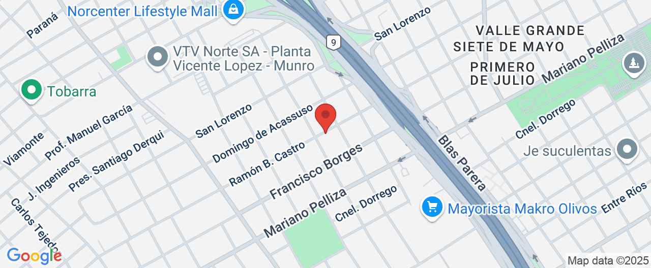 Mapa de la ubicación