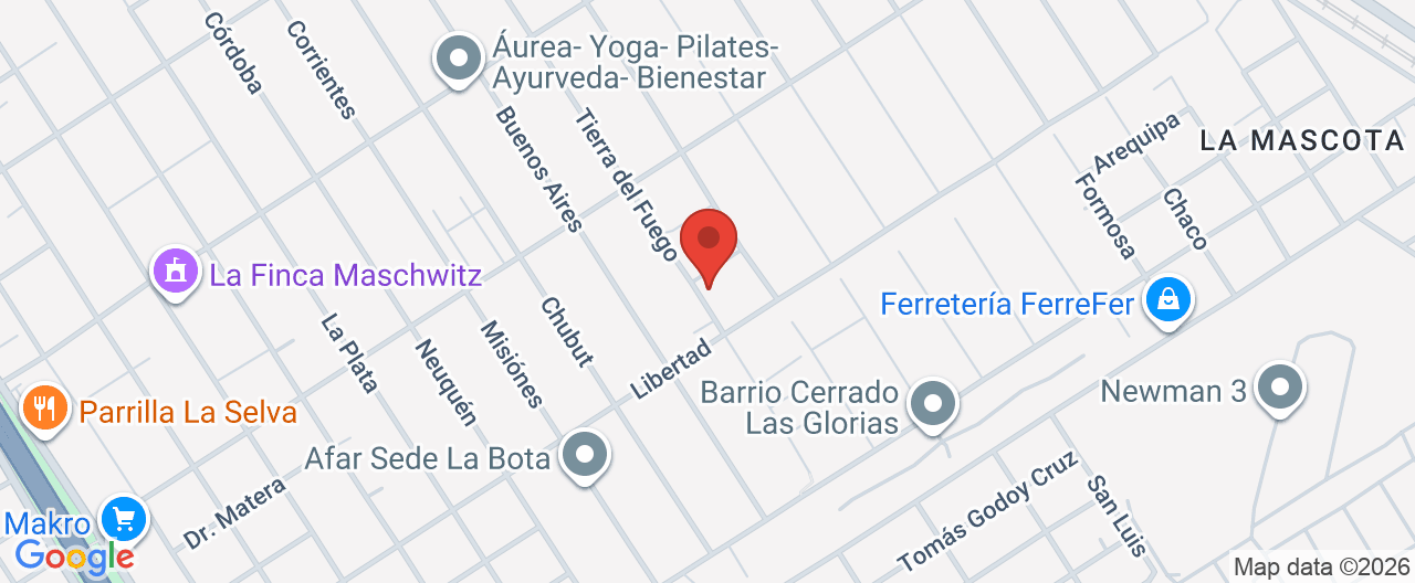 Mapa de la ubicación