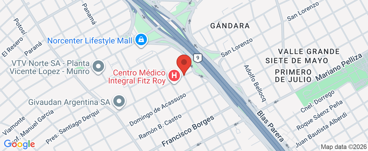 Mapa de la ubicación